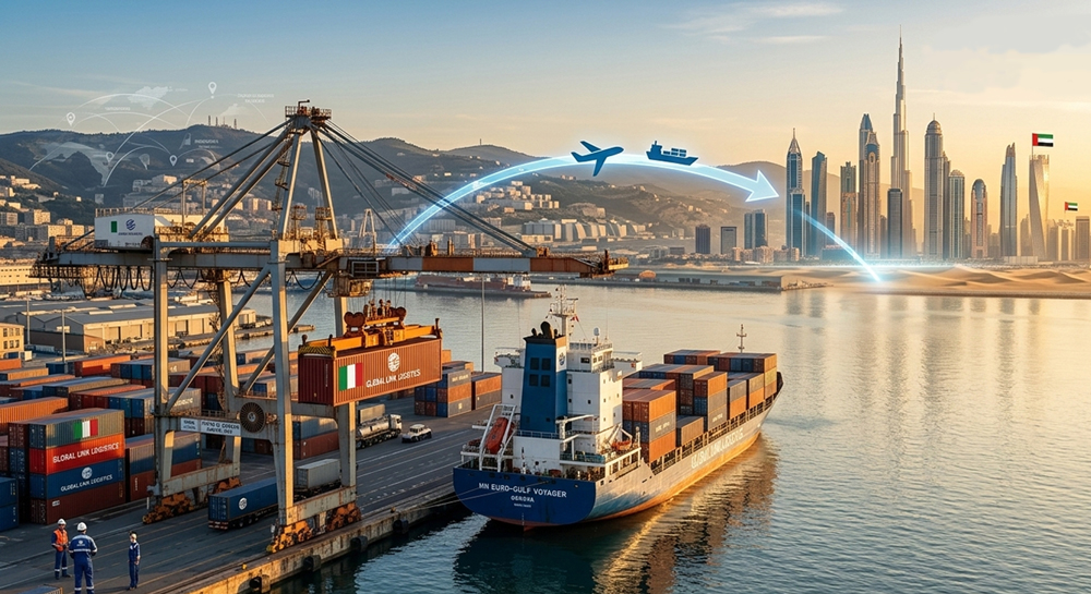 Shipping from Italy to Dubai - Al Fares | Cargo service and Clearance
