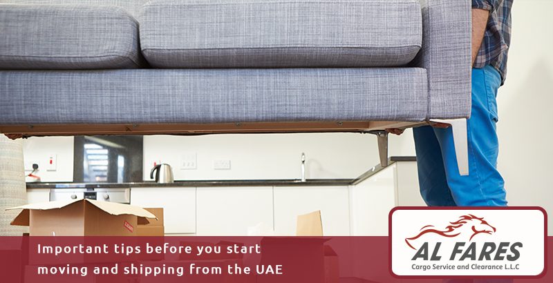 Important tips before you start moving and shipping from the UAE