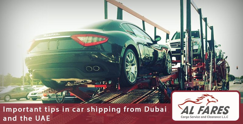 Important tips in car shipping from Dubai and the UAE