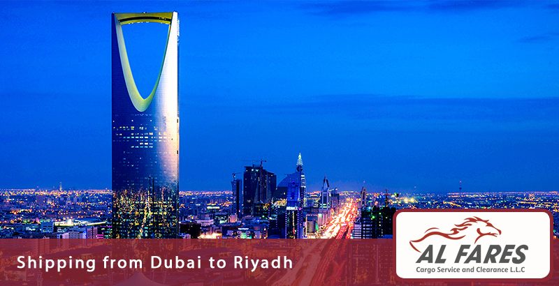 Shipping from Dubai to Riyadh